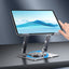Dual arm support tablet stand with infinite adjustment, rotation, folding, heat dissipation, gaming phone stand - Korvel