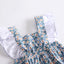 Baby jumpsuit with floral and contrasting colors, baby jumpsuit, baby clothing - Korvel