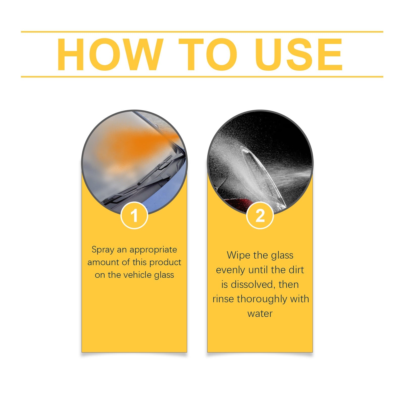 Windshield Cleaner Car Windshield Cleaner Window Decontamination Rain-Proof Cleaner - Korvel