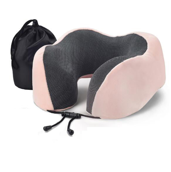 U Shaped Memory Foam Neck Pillows Soft Travel Pillow Neck Cervical Airplane Pillow 30*28*14CM Cervical Travel Healthcare Bedding - Korvel