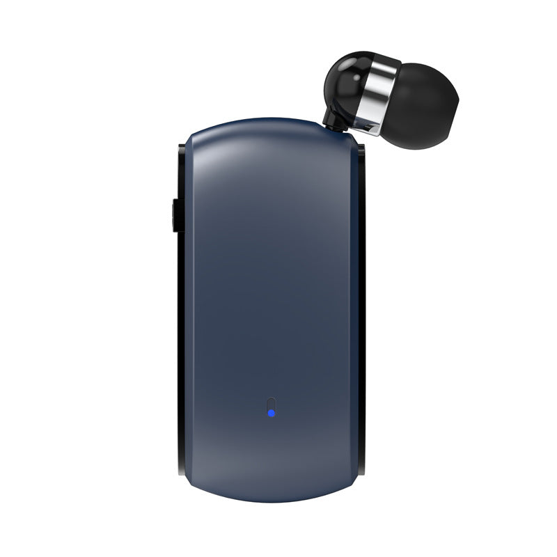 K68 New Collar style Bluetooth Earphones MP3 Earphones Wireless Telescopic Cable Single Ear Card Insertion Recording Earphones - Korvel