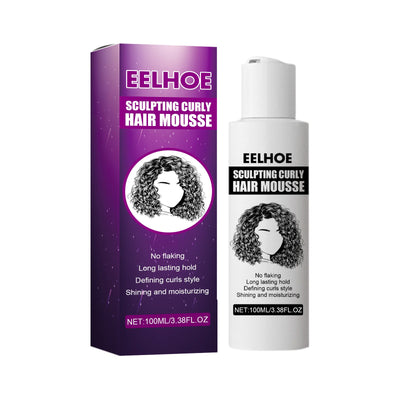 Curly Hair Styling Elastin, Curly Hair Moisturizing And Fluffing Hair Styling Elastin - Korvel