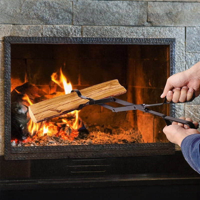 The Grizzly Grabber Fire Tongs are 26 - inch, heavy - duty, rust - resistant tools for camping and indoor/outdoor use. - Korvel