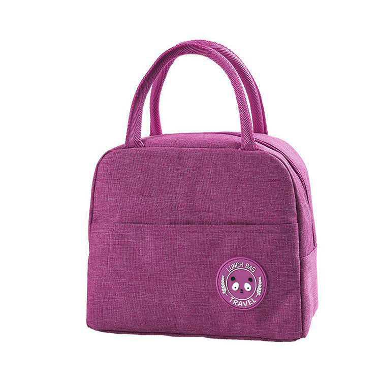 Fashion simple portable insulation bag waterproof fresh-keeping aluminum foil lunch box bag small lunch bag travel cooler bag - Korvel