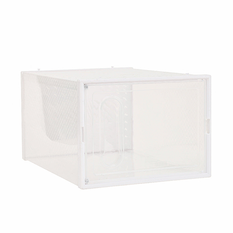 Foldable Shoe Storage Box - Stackable & Dustproof Organizer
