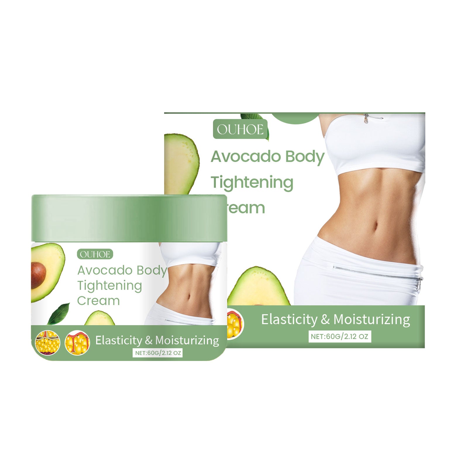 Body Tightening Cream, Light Body Care Moisturizing Daily Care Nourishing Skin Cream - Korvel