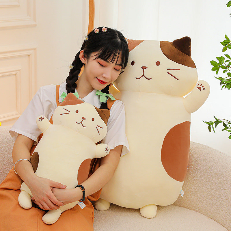 Cat Doll Girl Holding Big Doll Plush Toy Birthday Gift Girl - Korvel