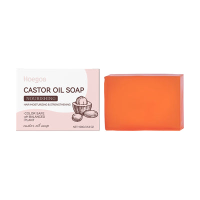 Castor Oil Shampoo Soap Gently Cleanses Scalp Naturally Fluffy, Soft, Moist And Moisturizing Shampoo - Korvel