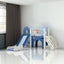 9-1 Toddler Slide Set,Kids Slide for Toddlers Ages 1+, Basketball Hoop, Tunnel and Storage Space, Pirate Ship Themed Slide - Korvel