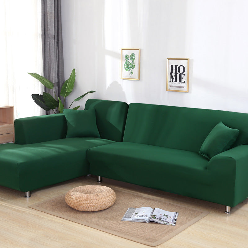 Solid color sofa cover, elastic tight package, full cover, fabric sofa cover, sofa cushion, sofa cover - Korvel