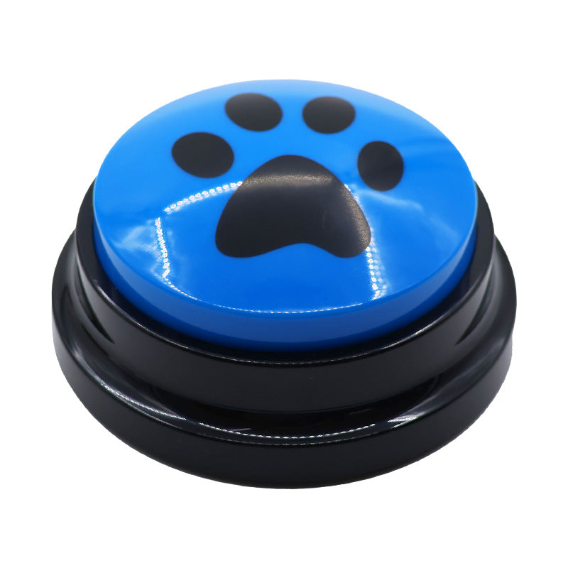Dog Talking Button Pet Communication Key Sound Maker Cat Bell Toy Supplies Voice Recording Training Device - Korvel