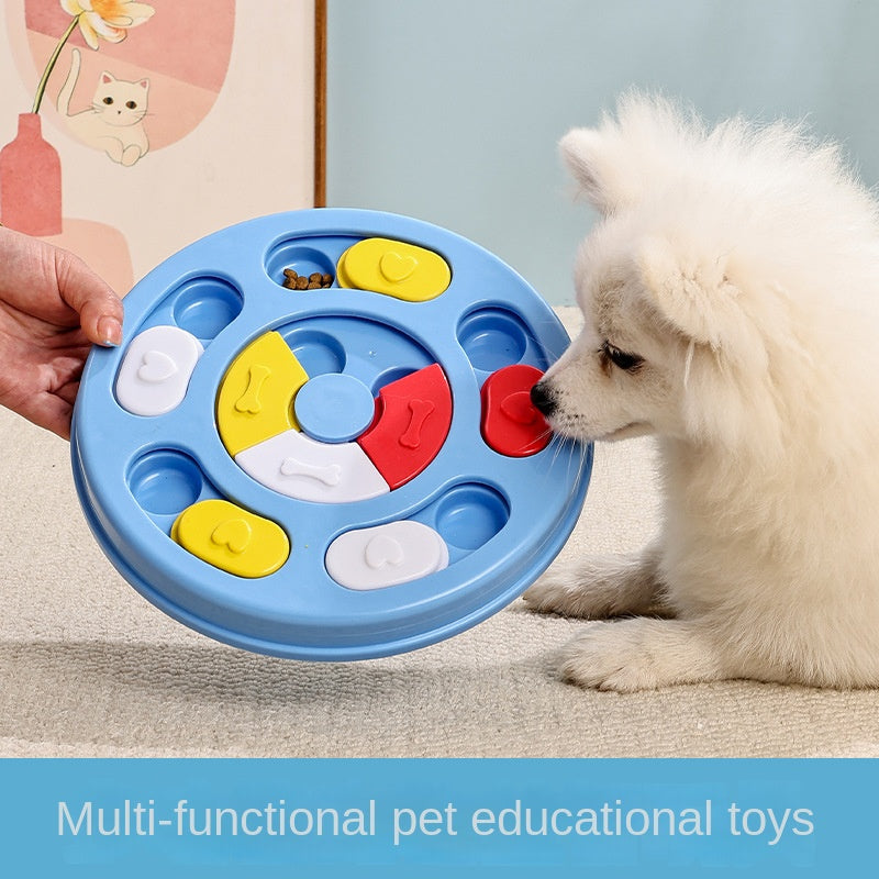 Interactive Slow Feeder Dog Bowl - Puzzle Toy for Pets - Korvel