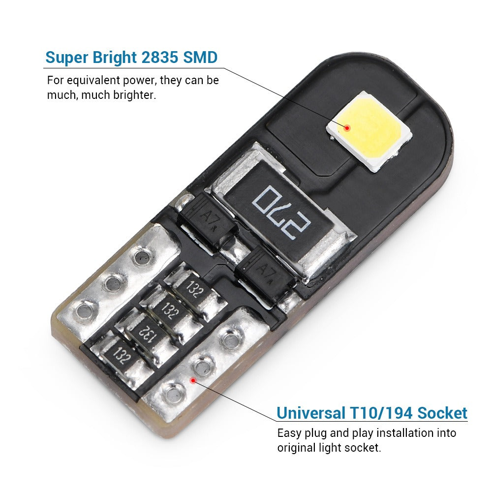Auto Parts W5W T10 Led Canbus Bulb Interior Light Suitable for BMW E Series - Korvel