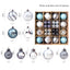 Christmas decoration 6cm electroplated ball plastic ball special-shaped painted Christmas ball gift Christmas tree pendant - Korvel