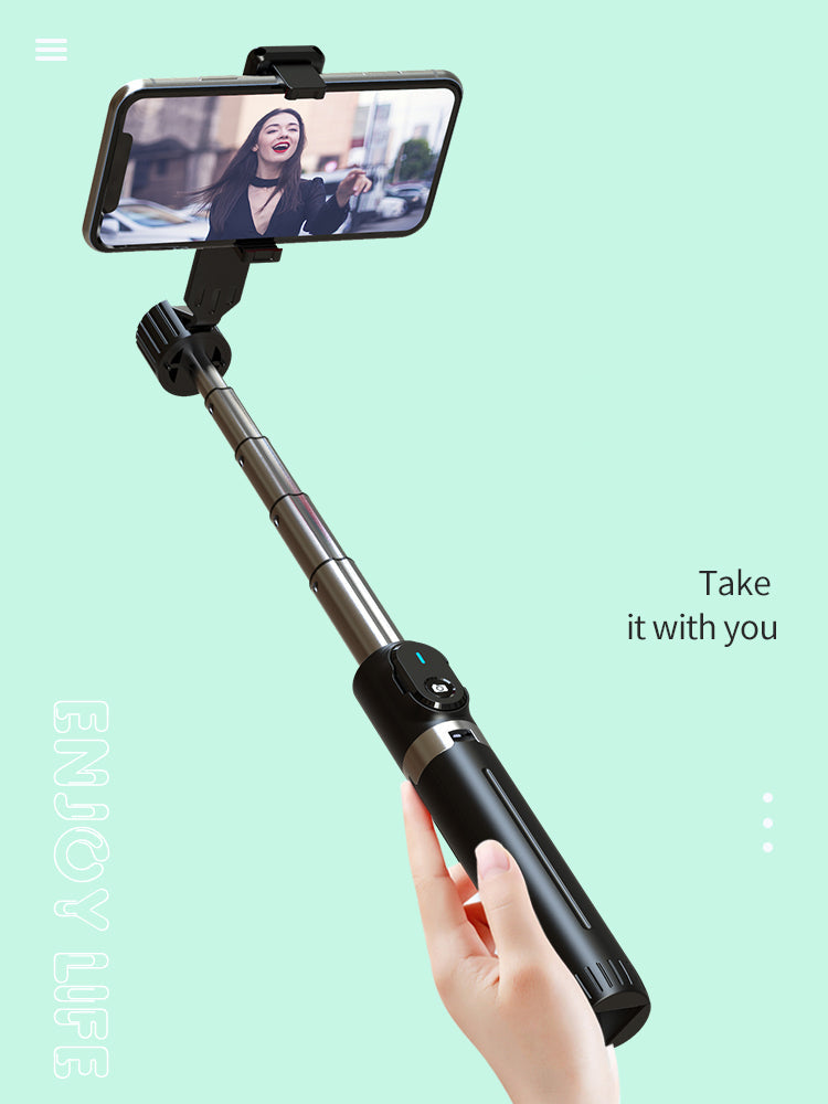 P90 Series Tripod Selfie Stick con Doble Luz de Relleno