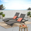 SALEM PE WICKER CHAISE LOUNGE - Korvel
