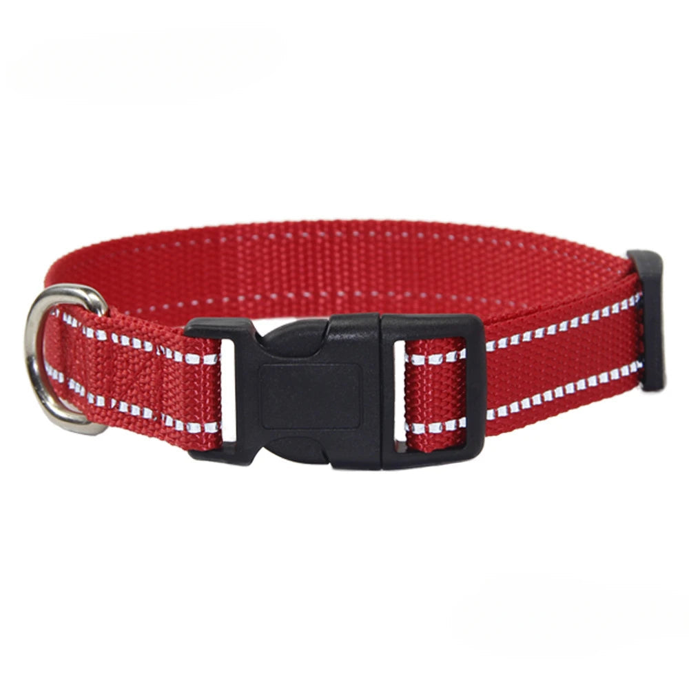 Nylon Dog Collar and Leash Set Pet Collars Leash for Small Medium Large Dogs Dog Accessories for Small Dogs - Korvel