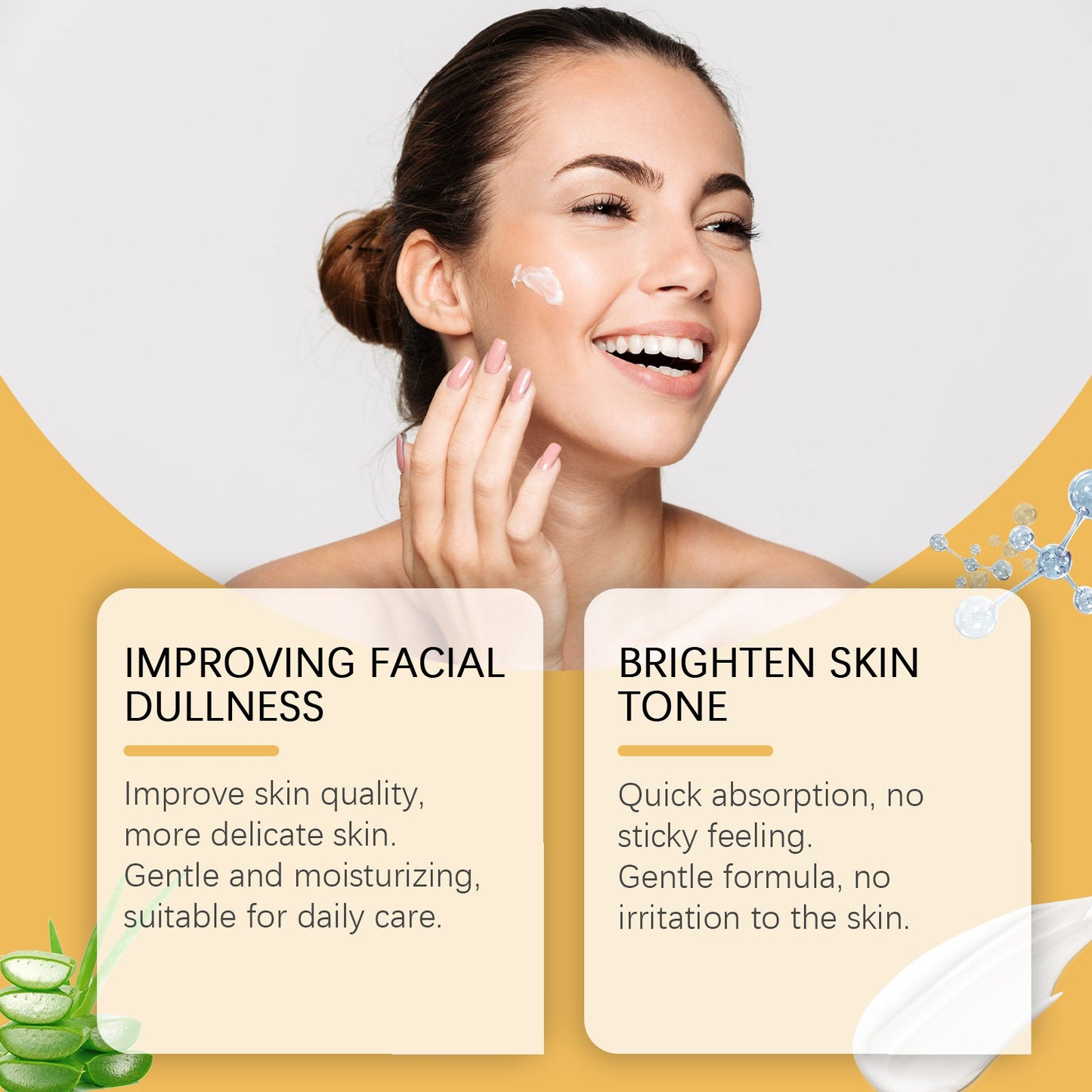 Skin Care Cream Improves Dullness, Moisturizes And Brightens Skin Care, Moisturizes And Lightens Skin - Korvel