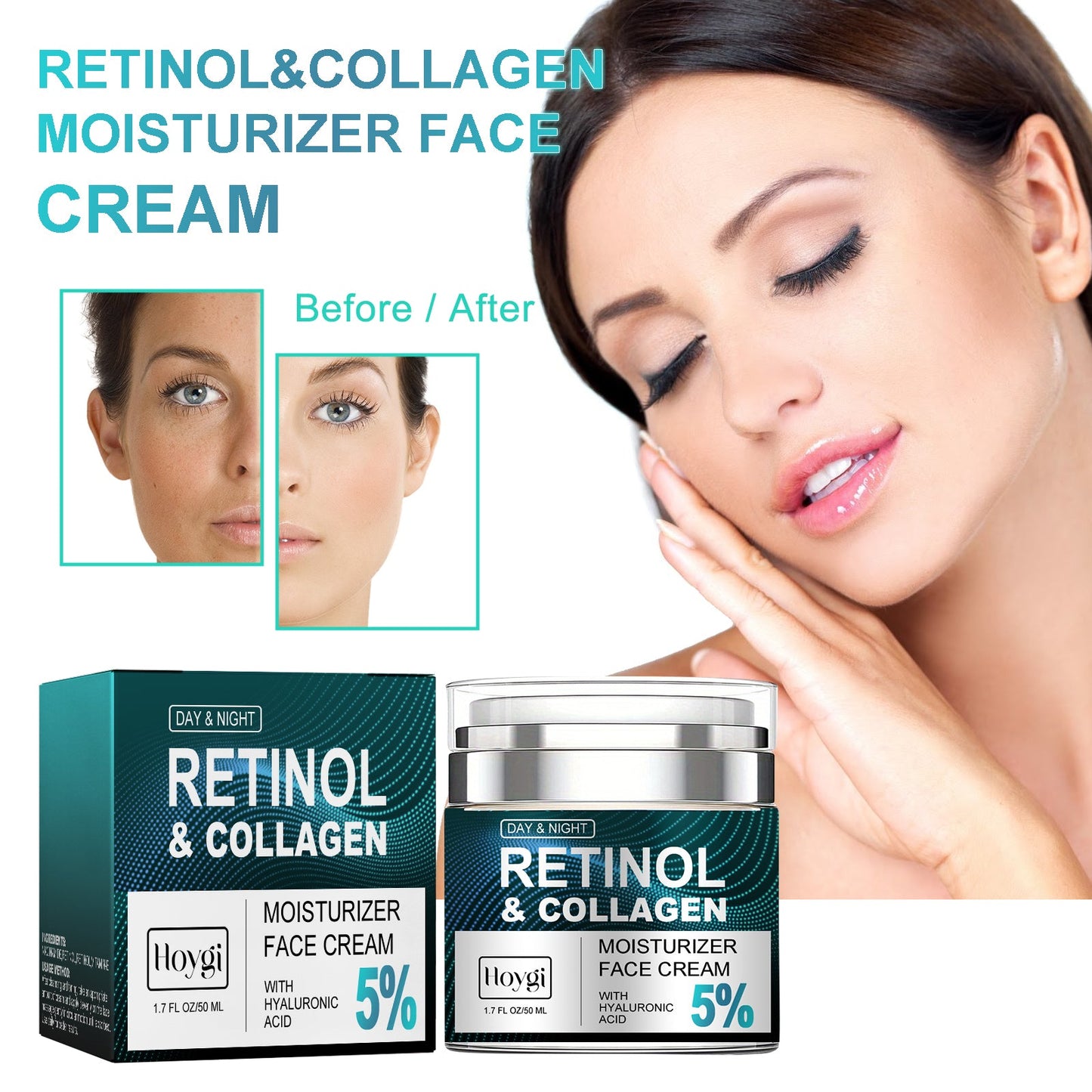 Retinol Care Cream, Brightening, Moisturizing, Tender, Firming And Smoothing Skin Cream For Fine Lines And Wrinkles - Korvel