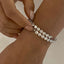 Stainless Steel Inlaid Zircon Bracelet - Korvel
