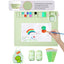Silicone painting pad, simple solid color art painting pad, children's graffiti pad, washable watercolor color matching silicone - Korvel