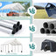 Sannwsg 10 * 20 ultra large portable carport garage, adjustable from 9.5 feet to 11 feet, with detachable roof and side walls - Korvel