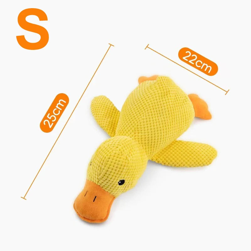 Juguete de Pato de Peluche para Gatos y Perros - Sonido Interactivo y Diversión