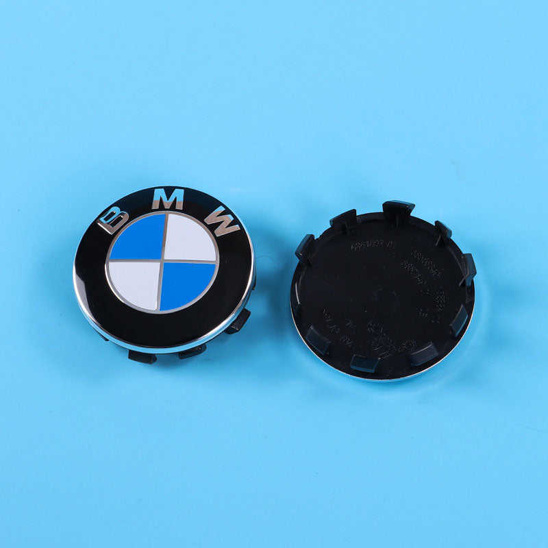 Suitable for BMW front and rear standard wheel hub covers 56/68mm 3 Series 5 Series X1X5X6M logo co branded center cover logo - Korvel