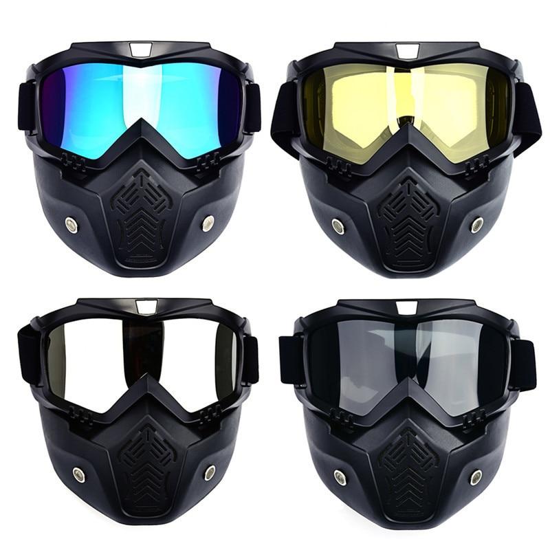 Men Ski Snowboard Mask Winter Ski Snowmobile Goggles Windproof Skiing Glasses Motorcycle Cycling Sunglasses - Korvel