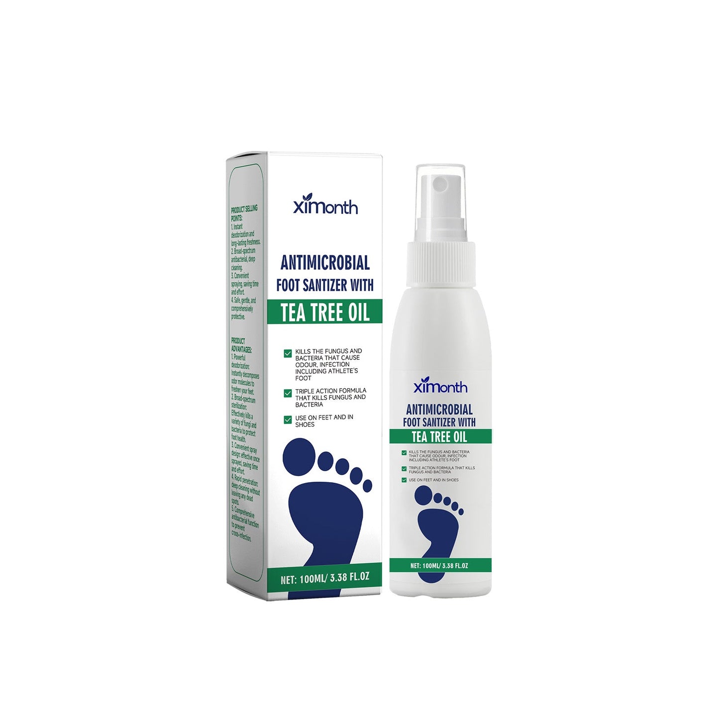 Premium Foot Deodorizer and Moisturizer