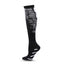 Valentine's Day Hot selling Pressure Socks Set with Black Heart Shaped Calf Socks and Heart Shaped Running Socks - Korvel