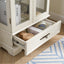 Elegant Lighted Curio Display Cabinet with Adjustable Shelves