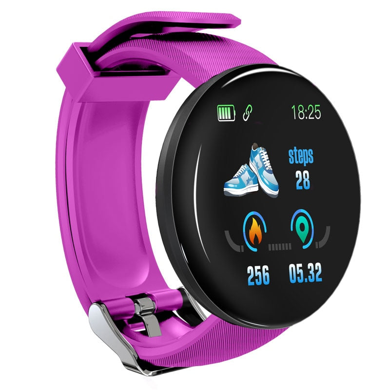 Bluetooth Smart Watch Men Blood Pressure Round Smartwatch Women Watch Waterproof Sport Tracker WhatsApp For Android Ios - Korvel