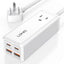 USB C Charger, MANTO 65W 5-in-1 GaN USB Charging Station, Super Fast Charger with 2 USB C Ports, 2 USB Ports and 1 Outlet - Korvel