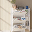 Shoe Cabinet with 3 Flip Drawers & Open Shelves, Modern Entryway Shoe Storage Cabinet Slim, Narrow Hidden Shoe Rack for Heels - Korvel