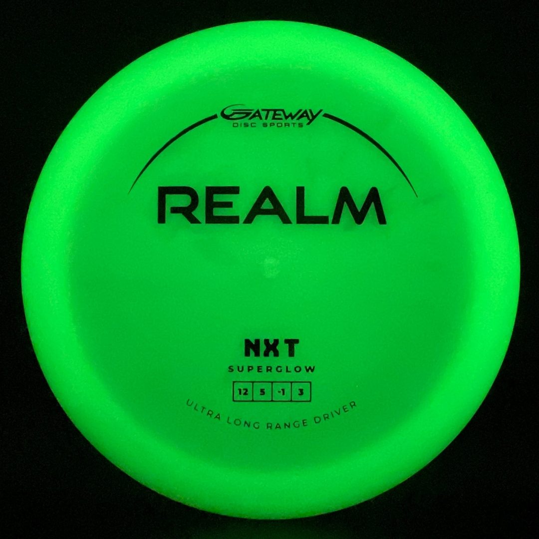 NXT Superglow Realm Disc Golf Driver