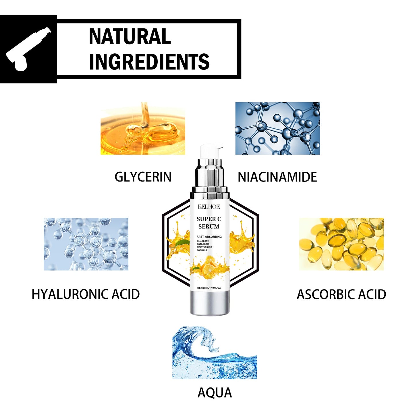 Sérum Super C - Essence Hydratante pour une Peau Radieuse