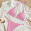Hanging neck tie bikini multi-color three-point swimsuit hot spring swimsuit - Korvel