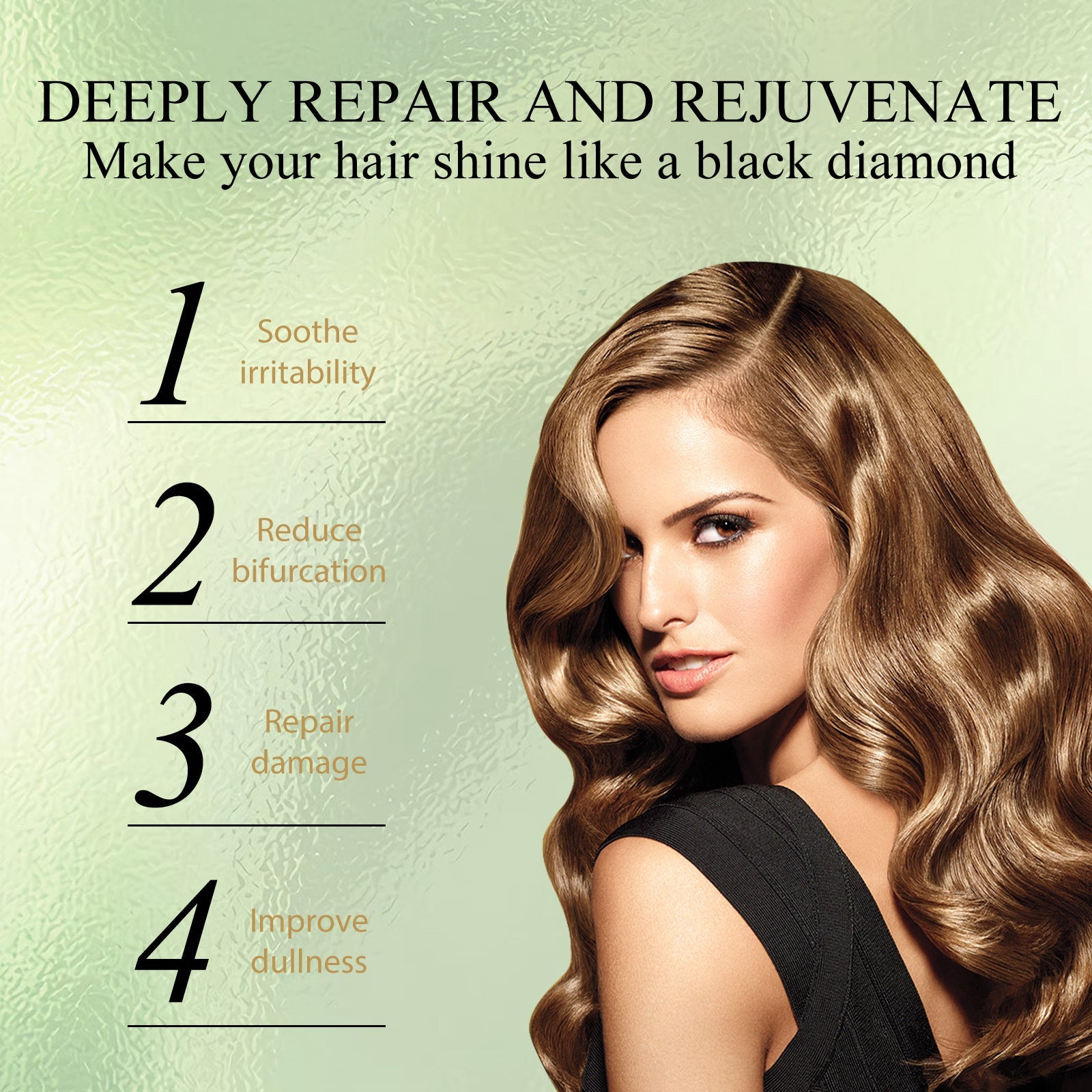 Hair Care Essential Oil, Repair Frizzy Split Ends Damaged Moisture Hair Soft And Strong Hair Care Essential Oil - Korvel