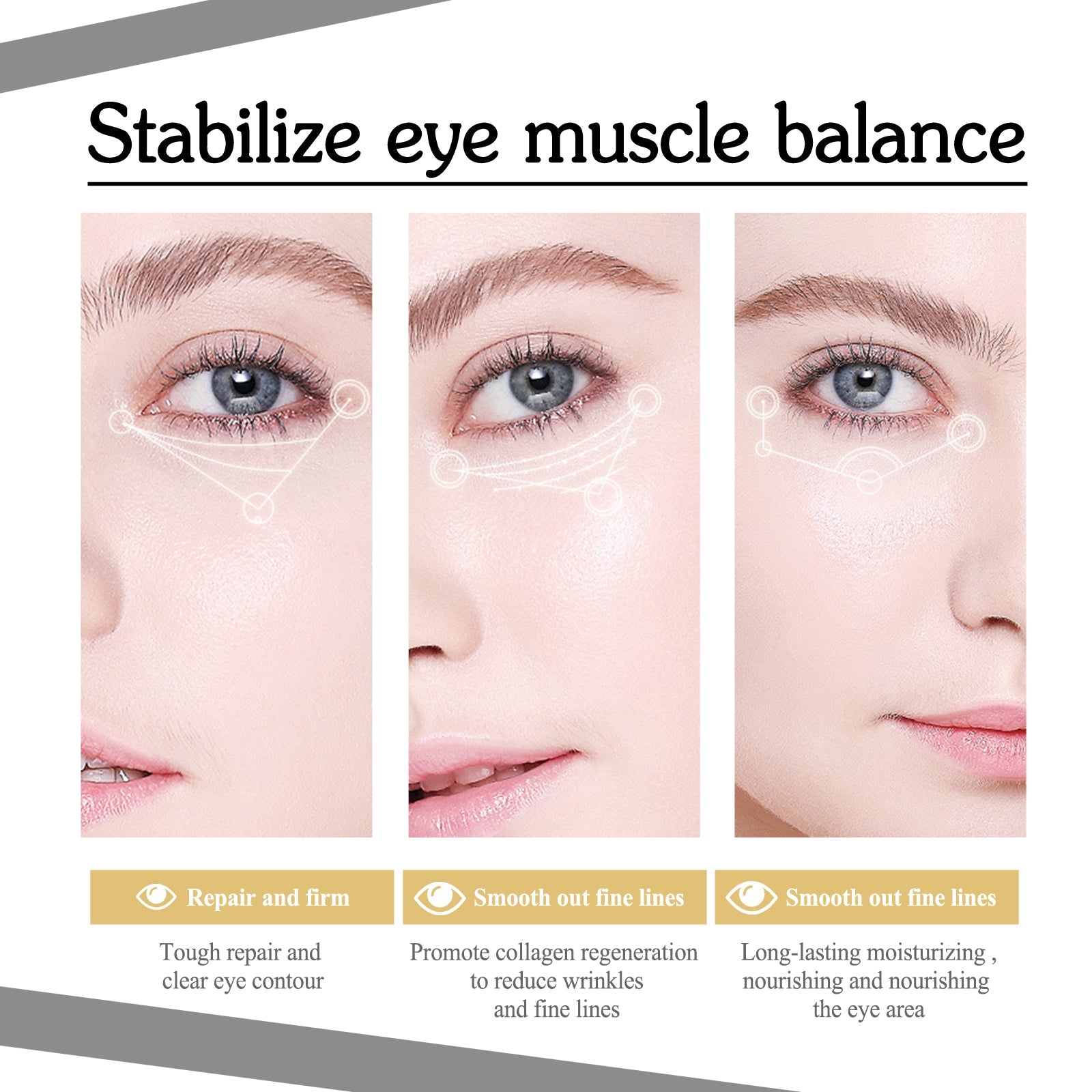 Retinol Firming Eye Cream Moisturizes Around Eyes, Tightens Skin, Lightens Fine Lines, Anti-Aging And Anti-Wrinkle Lift - Korvel