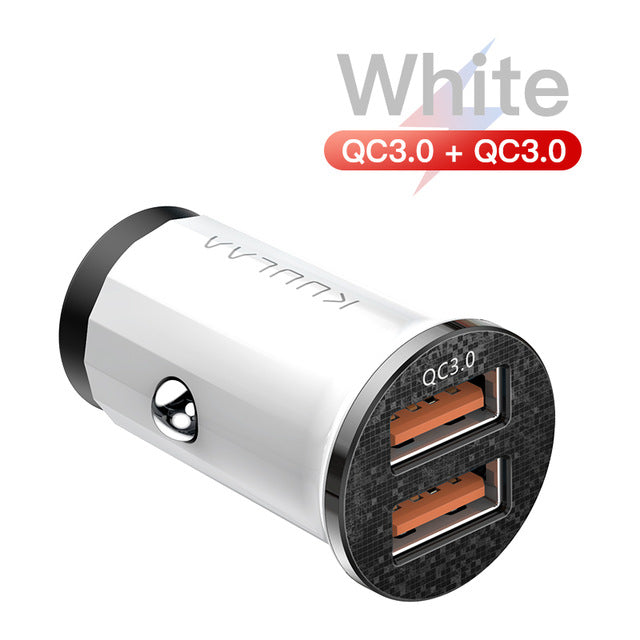 Chargeur de voiture KUULAA Quick Charge 4.0 48W pour appareils mobiles