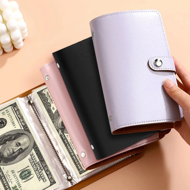 Versatile 100 - envelope savings book. Doubles as banknote album, money - saving organizer & photocard holder. Great for managin - Korvel