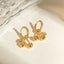 Stainless Steel Cherry Drop Earrings - Korvel