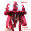 WifeLai-A Ramos De Novia Burgundy Artificial Flower Bridesmaid Wedding Bouquet - Korvel