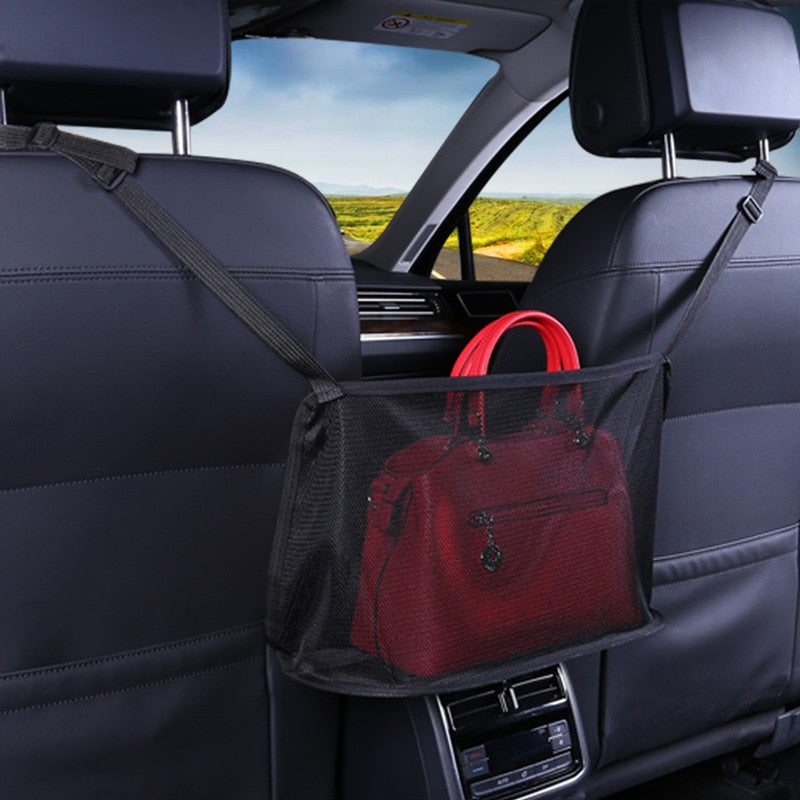 Universal Car Net Pocket Handbag Holder Organizer