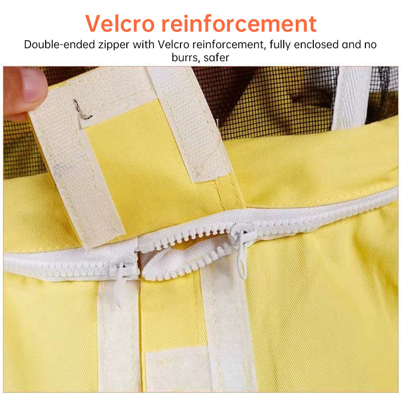 A set of children's beekeeper suits (breathable type), beekeeping equipment, and gloves. - Korvel