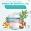 Crema para el Cuidado del Cabello con Romero para Reparación Intensiva y Alisado