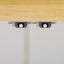 U-STYLE four door curved corner design wavy door panel cabinet with adjustable shelves - Korvel