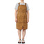Long heavy-duty waxed canvas tool apron, carpenter apron, carpenter apron, carpenter waterproof 18 ounces - Korvel
