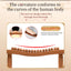 Handheld 34 Beads Home Massaging Device wood stick massage tool Body Massage Wooden Guasha Tool for Relaxation - Korvel